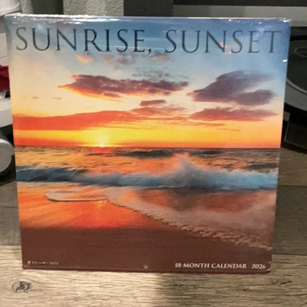 New 3 pack 2026 Calendars America’s 250th birthday Sunrise Sunset Scenic America